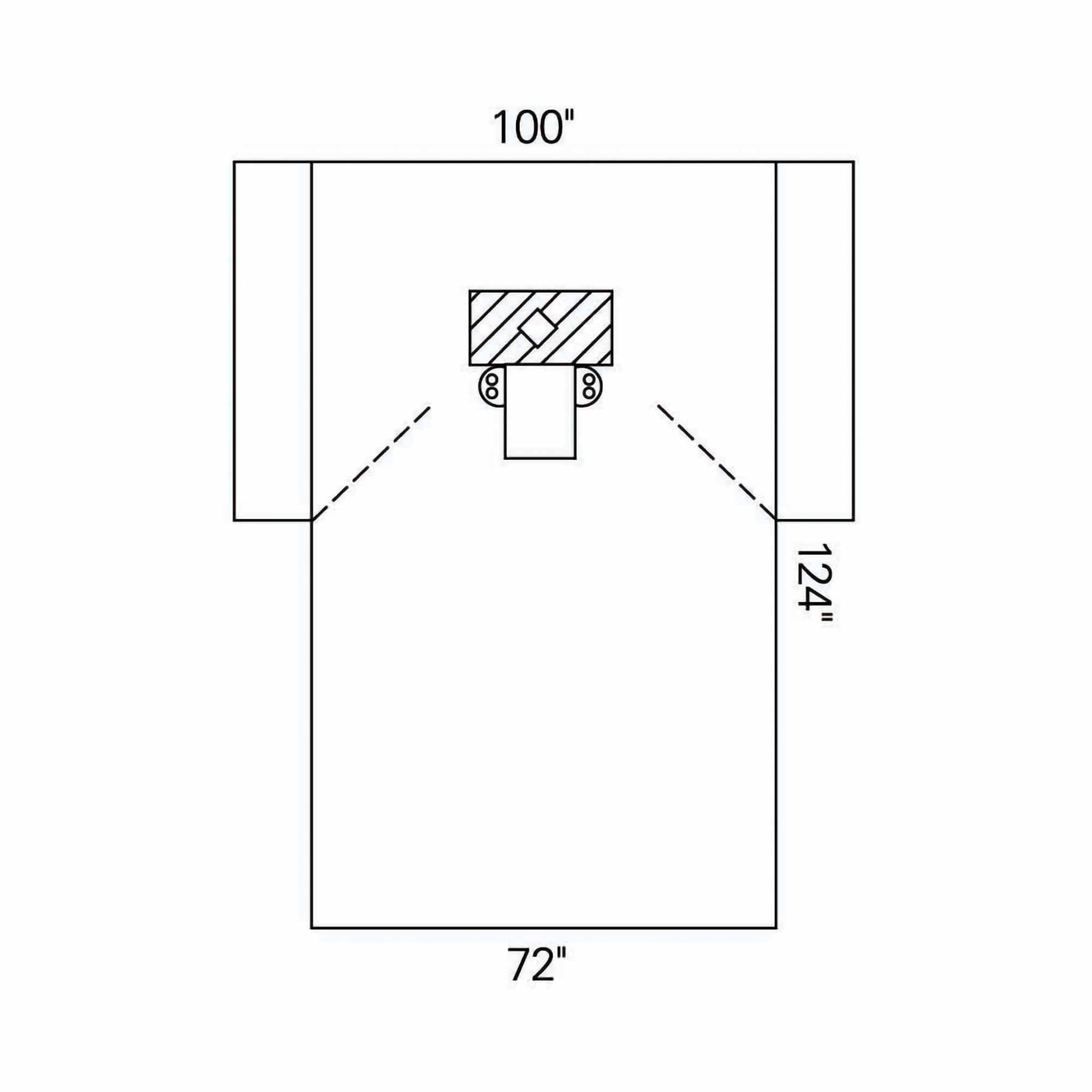 EENT Drape Thyroid Drape 100 W X 72 W X 124 L Inch Sterile, Packaging Type- Case