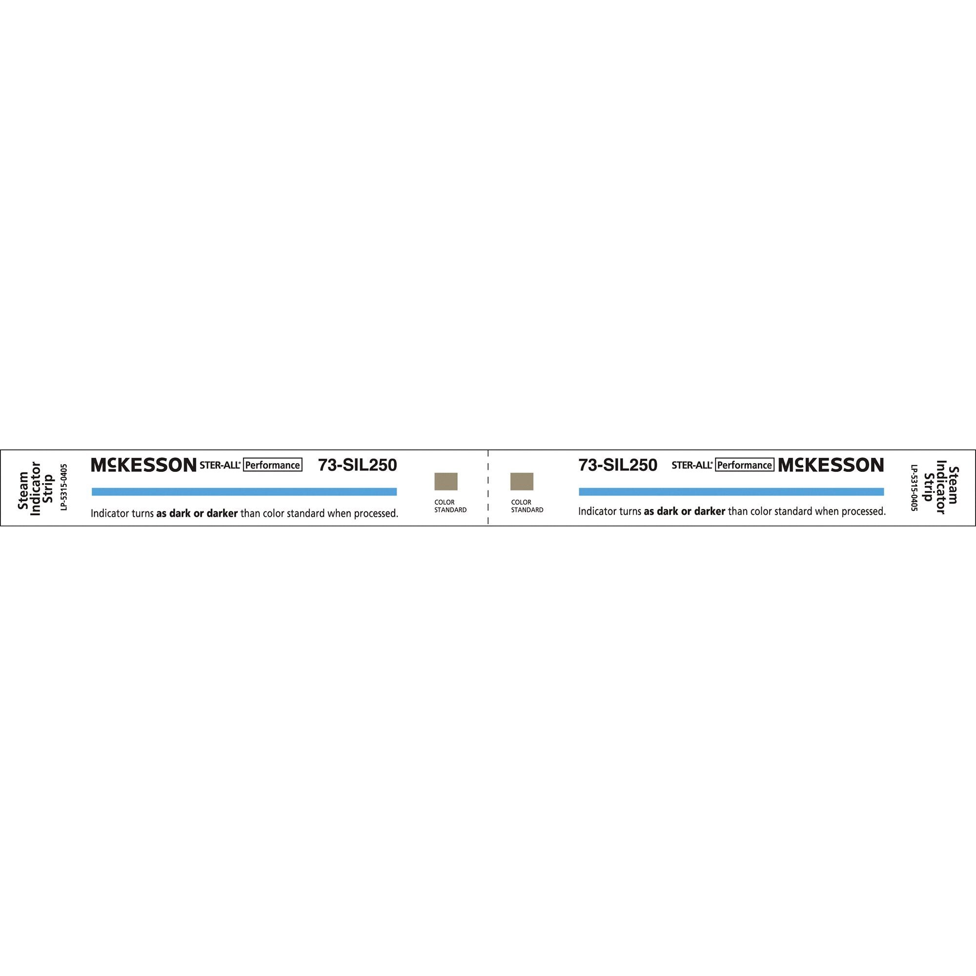 McKesson Sterilization Chemical Indicator Strip Steam 8 Inch, Packaging Type- Box