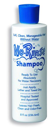 Rinse-Free Shampoo No Rinse® 8 oz. Flip Top Bottle Scented