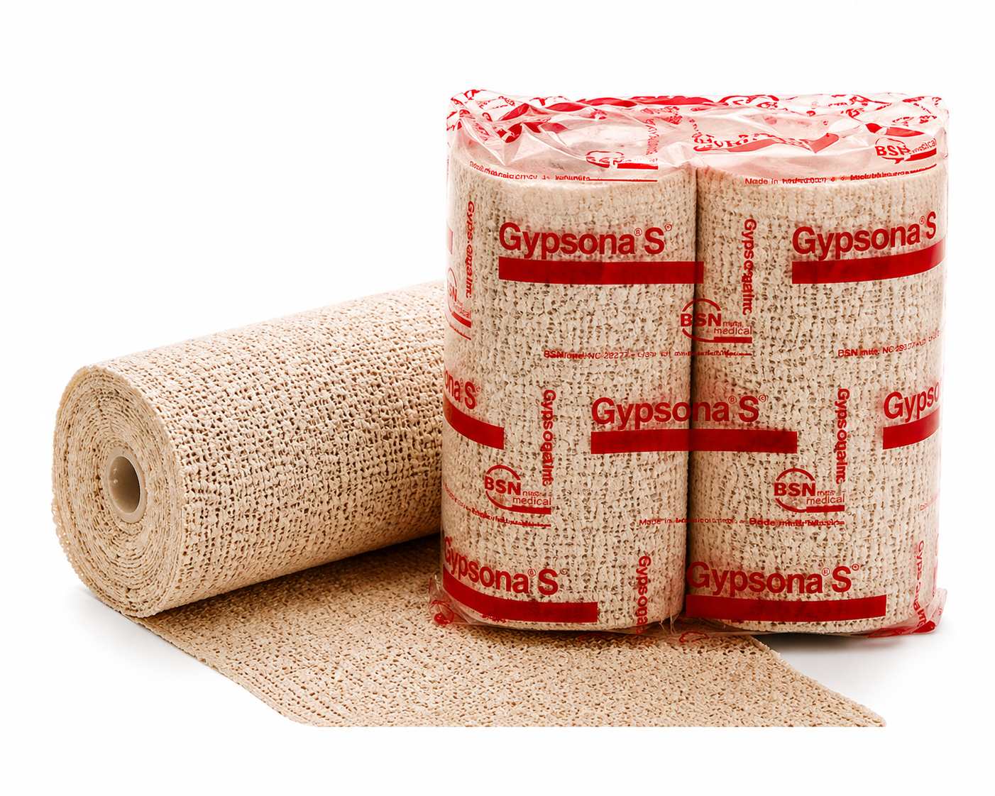 Plaster Bandage Gypsona S 6 Inch X 15 Foot Plaster of Paris / Plastic White,Packaging Type- Box