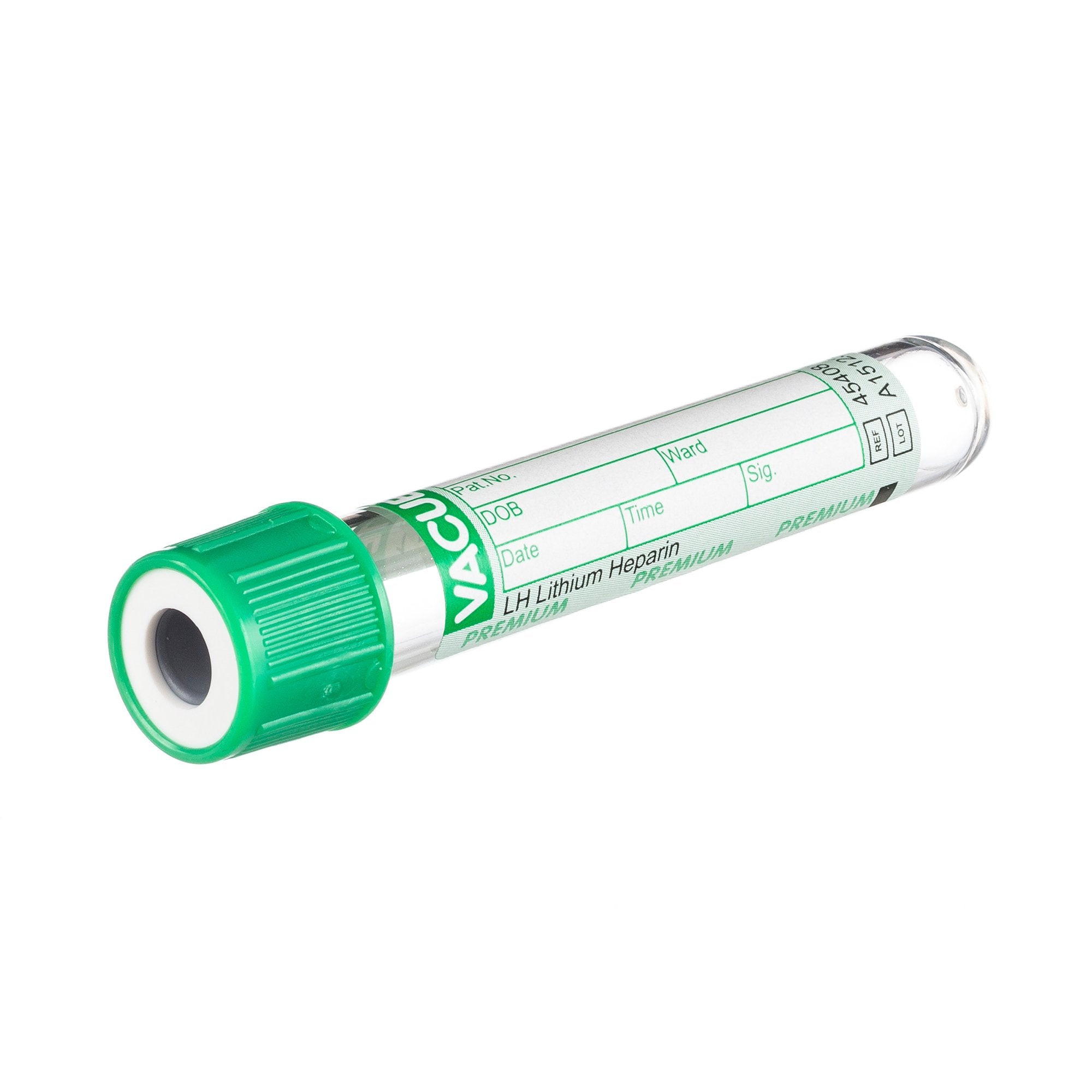 VACUETTE Venous Blood Collection Tube Lithium Heparin Additive 1 mL Screw Cap Polyethylene Terephthalate (PET) Tube, Packaging Type- Box