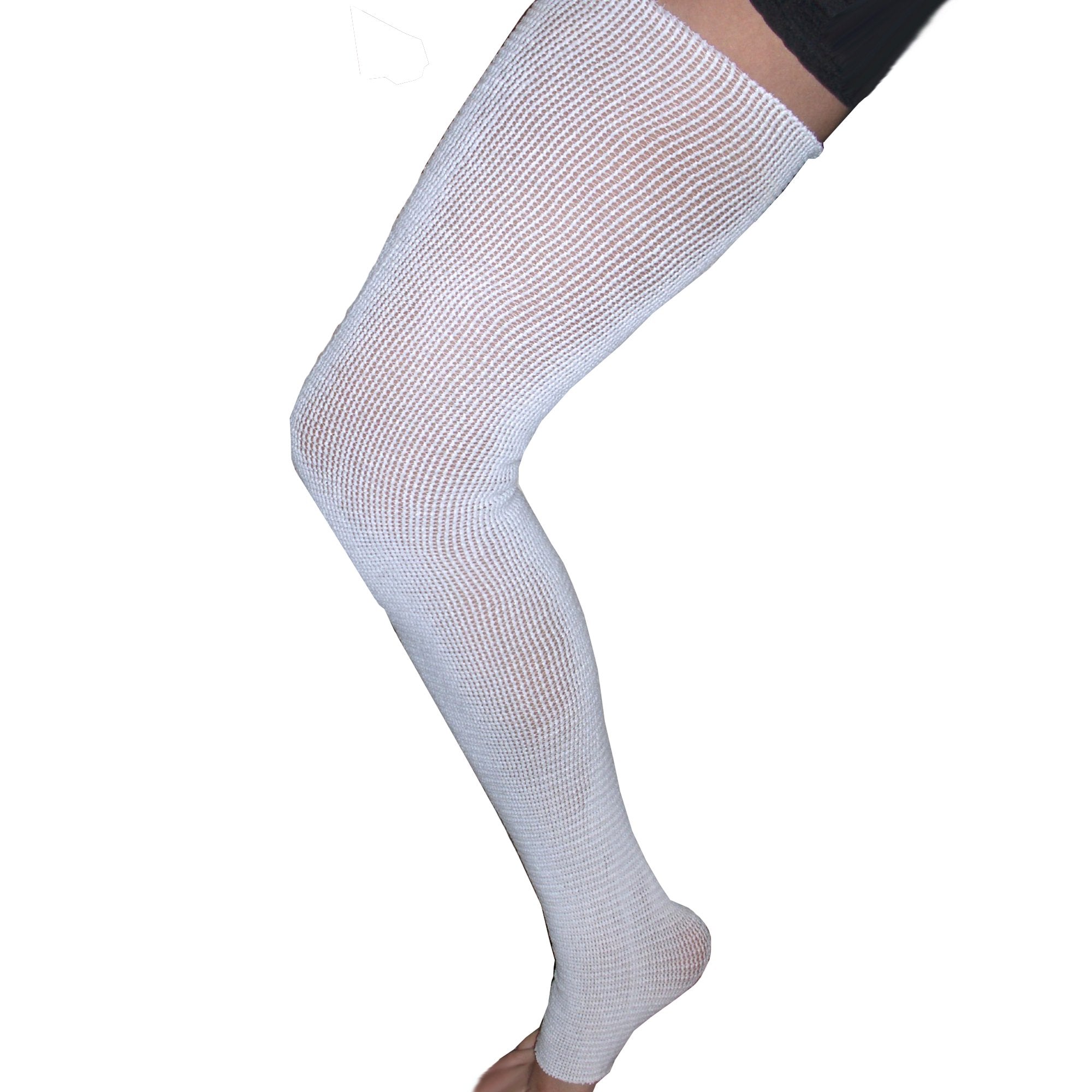 Compression Stockinette EdemaWear® X-Large White Foot to Groin