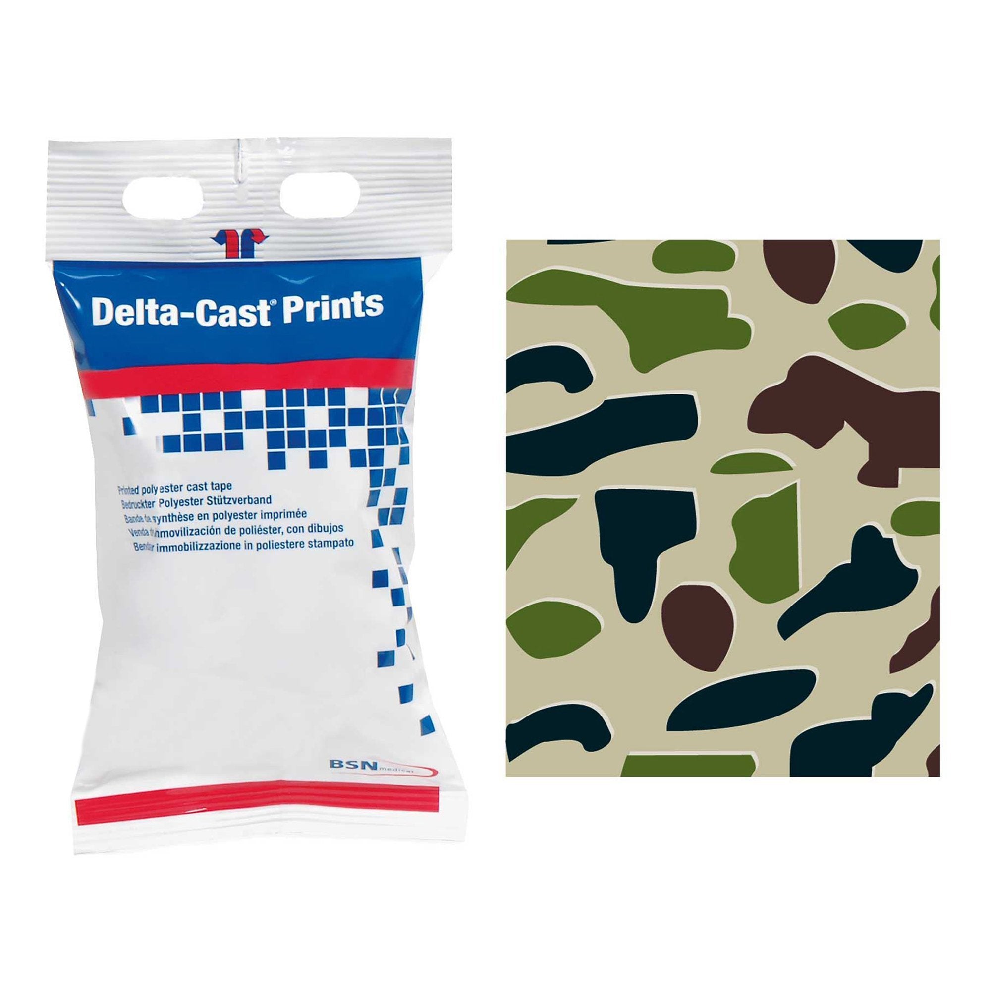 Cast Tape Delta-Cast Prints 3 Inch X 12 Foot Polyester Camouflage Print, Packaging Type- Case