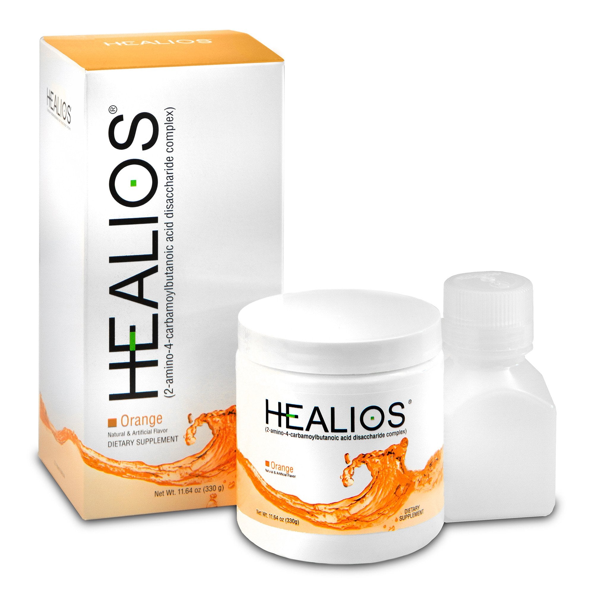 Oral Supplement Healios® Orange Flavor Powder 11.64 oz. Jar