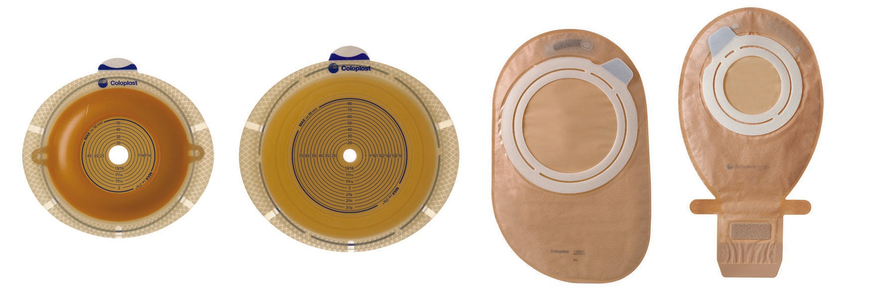 Ostomy Pouch SenSura Flex Two-Piece System 11-1/2 Inch Length, Maxi Flat 70 mm Stoma Drainable, Packaging Type- Box