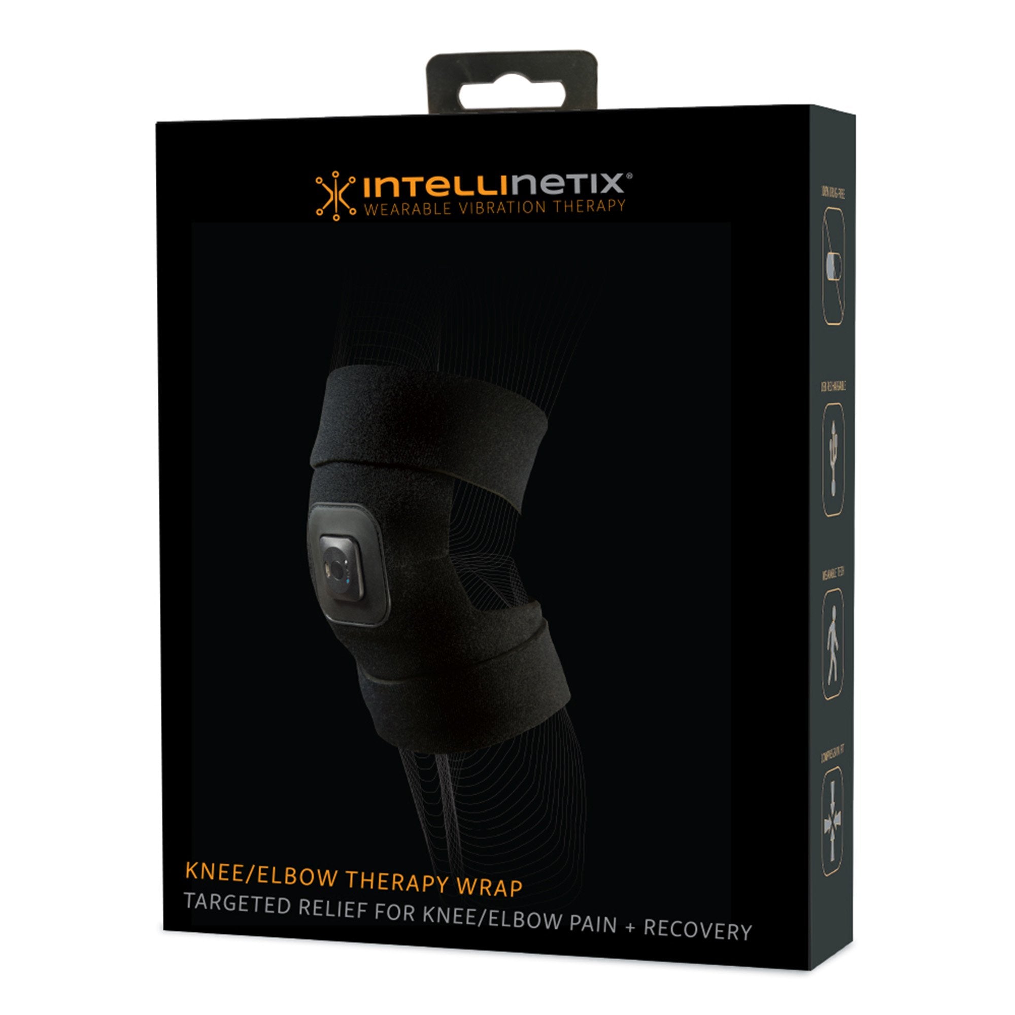 Vibration Therapy Wrap Intellinetix Knee / Elbow One Size Fits Most