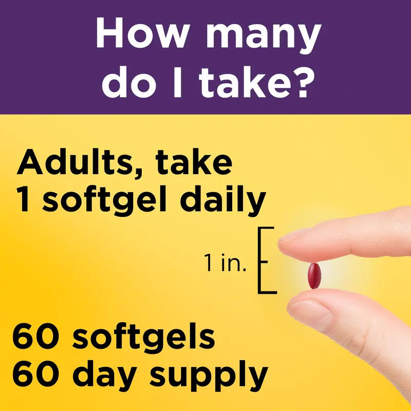 Hair Skin Nails‡ 2500 Mcg Softgels