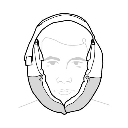 halyard bilateral facial ice bag 5 x 12 inch bilateral ice bag mk233637ea