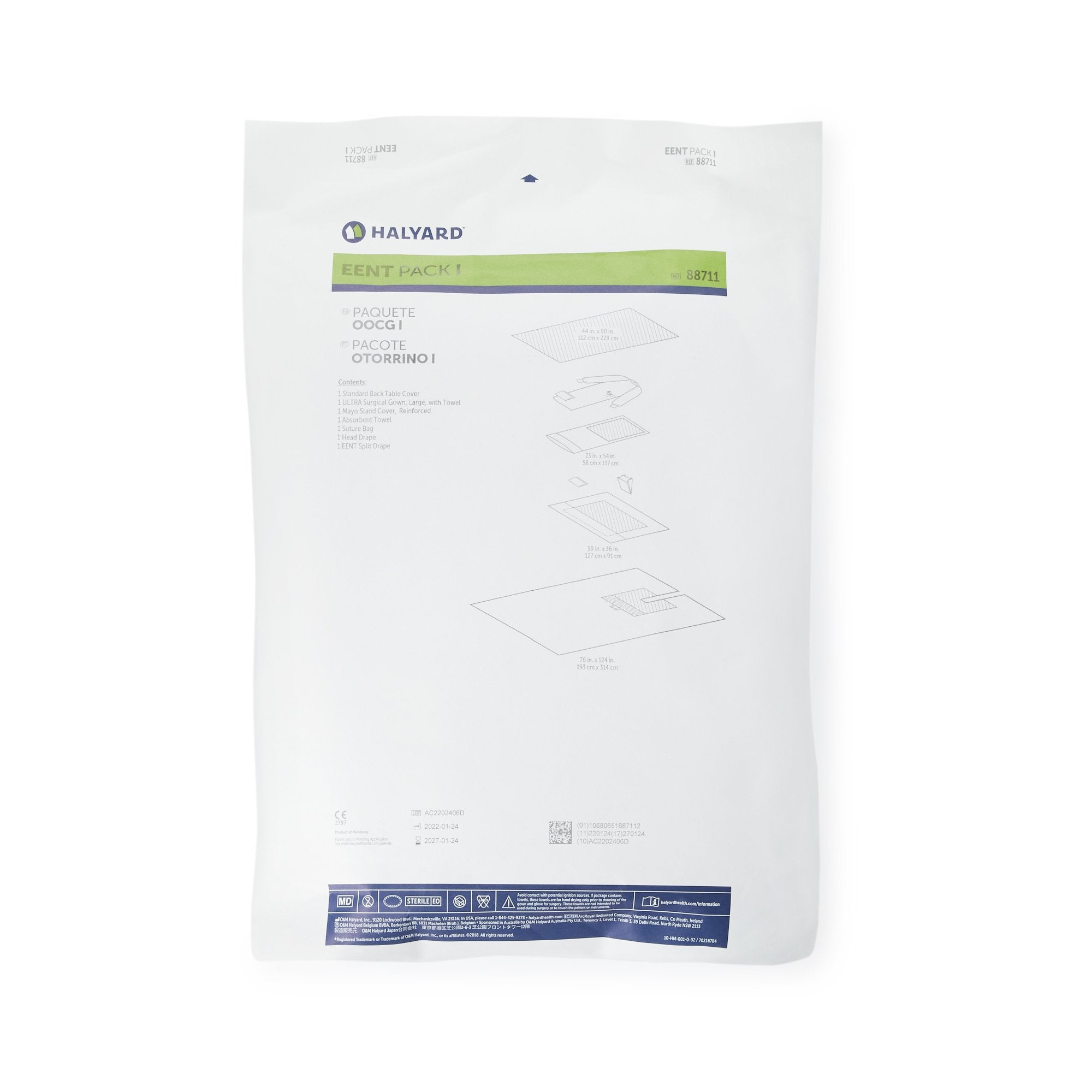 halyard eent drape pack halyard eent drape pack mk141306ea