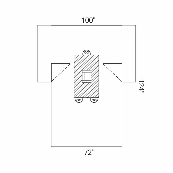 Abdominal Drape Laparotomy Drape 100 W X 72 W X 124 L Inch Sterile