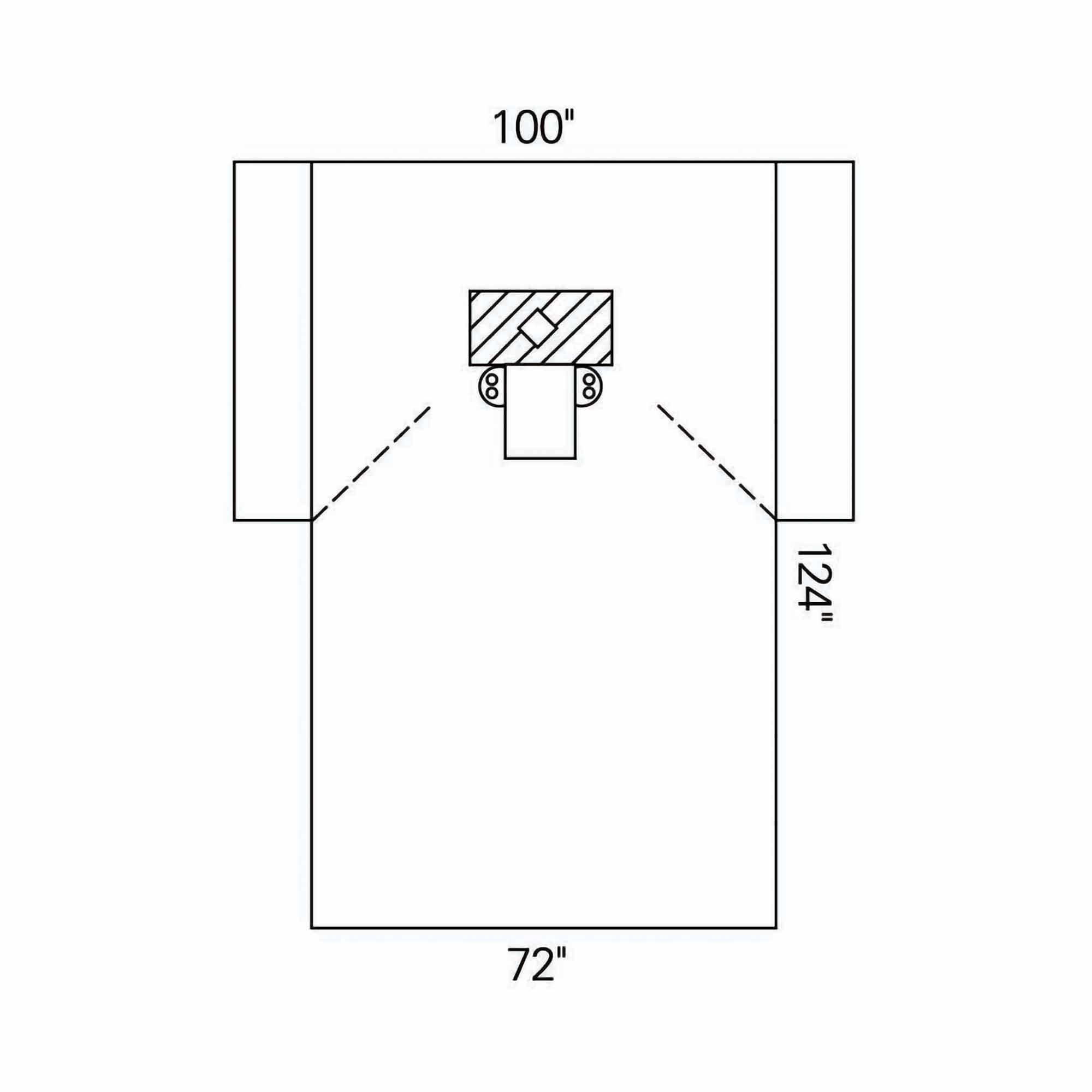 EENT Drape Thyroid Drape 100 W X 72 W X 124 L Inch Sterile
