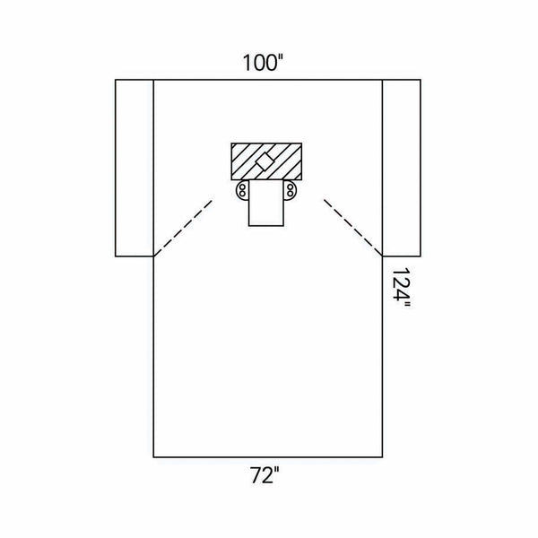 EENT Drape Thyroid Drape 100 W X 72 W X 124 L Inch Sterile