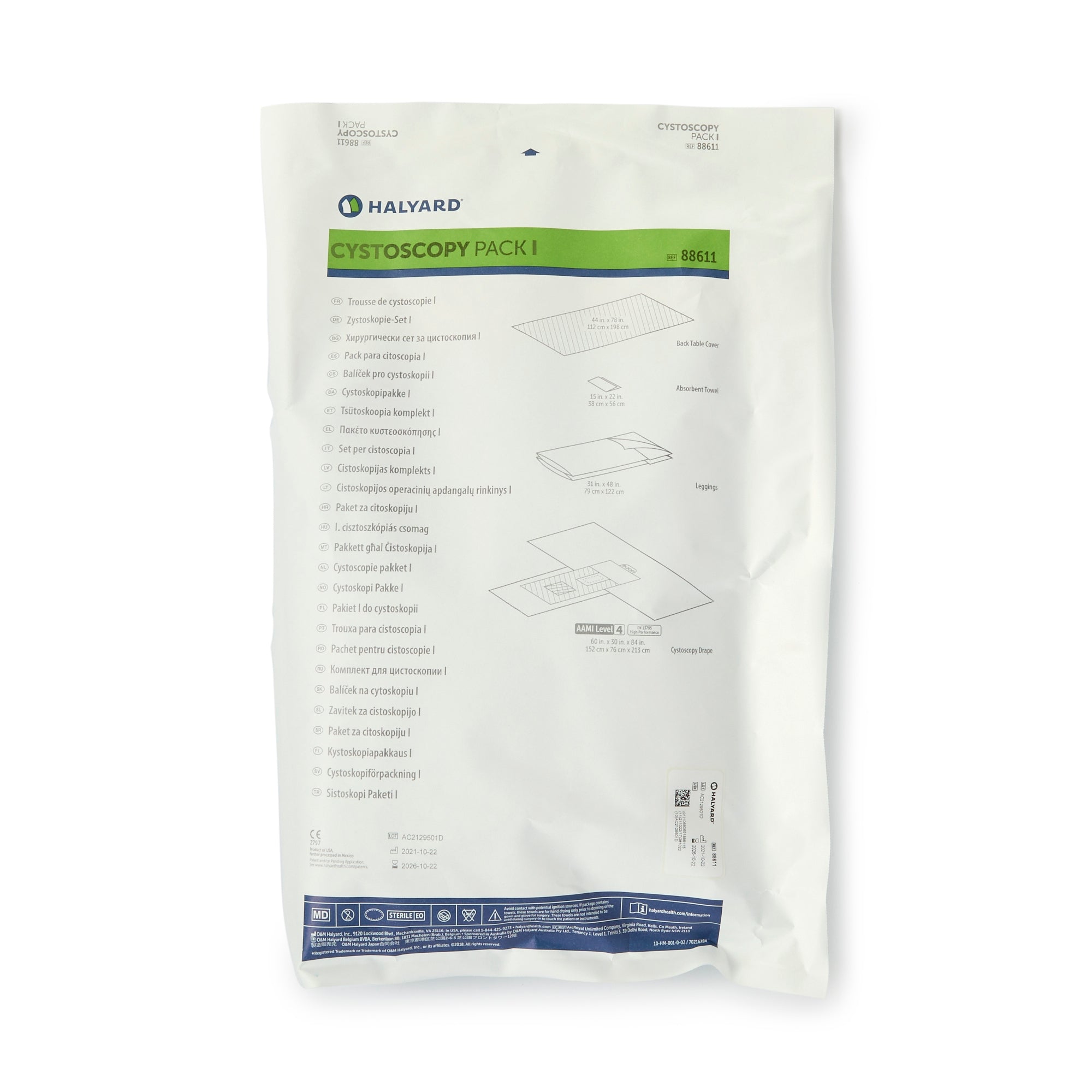 halyard urology drape pack halyard urology drape pack mk140451ea