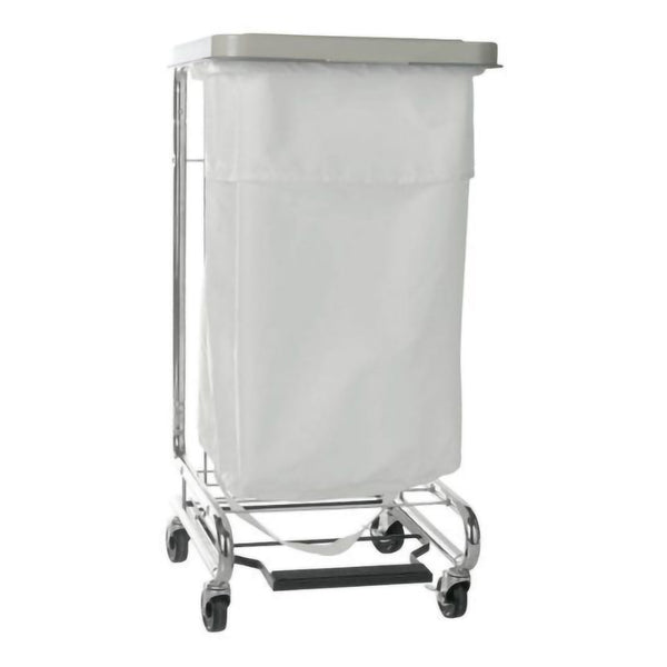 Hamper Stand McKesson General Purpose Rectangular Opening 30 to 33 gal. Capacity Foot Pedal Self Closing Lid