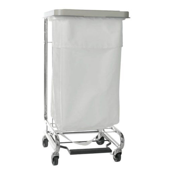 Hamper Stand McKesson Surgery Soiled Linen Rectangular Opening 30 to 33 gal. Capacity Foot Pedal Self Closing Lid