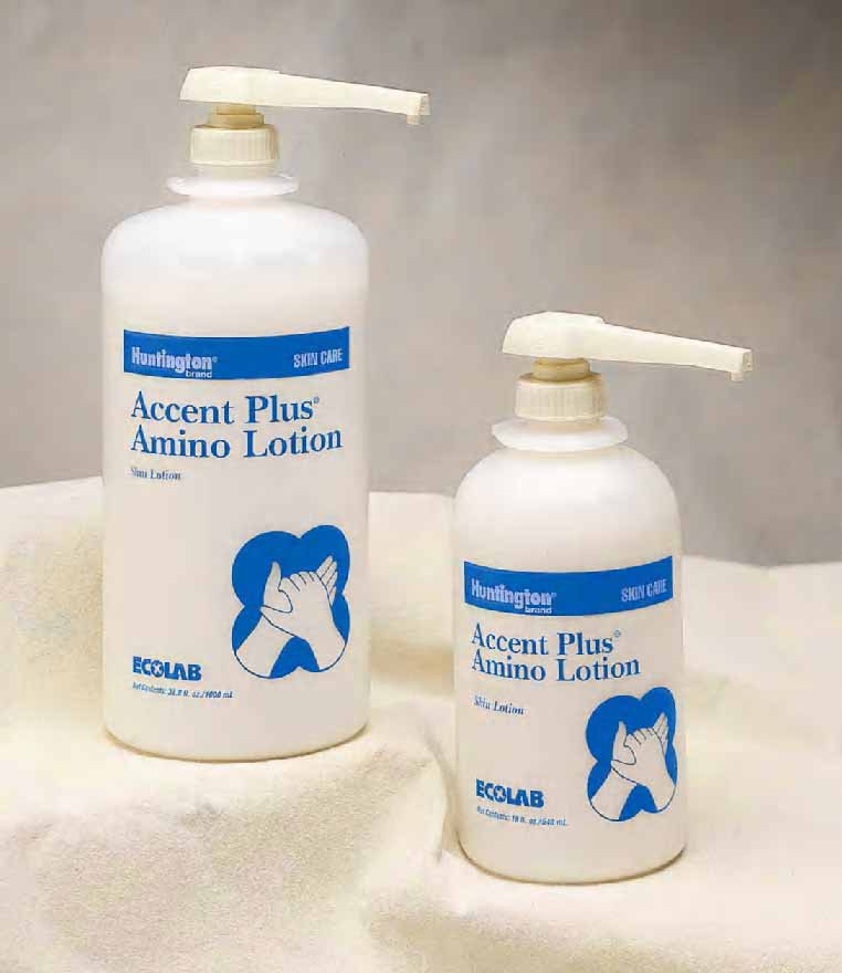 Hand and Body Moisturizer Accent Plus 540 mL Bottle Apple Scent Lotion