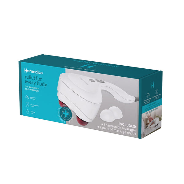 Hand Held Massager with Heat HoMedics Duo Percussion