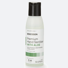 Hand Sanitizer with Aloe McKesson Premium 2 oz. Ethyl Alcohol Gel Bottle