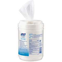 hand sanitizing wipe purell 175 count ethyl alcohol wipe canister packaging type case