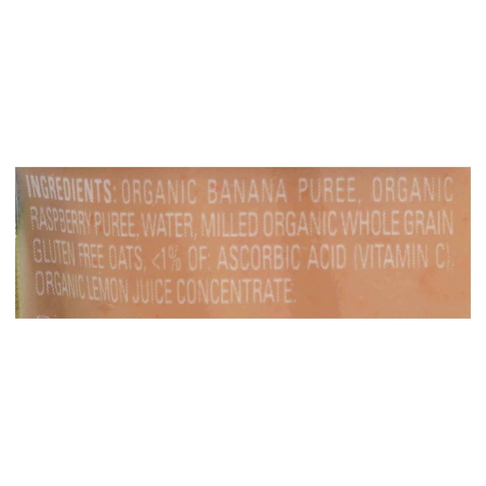 happy baby happy baby clearly crafted bananas raspberries and oats case of 16 4 oz