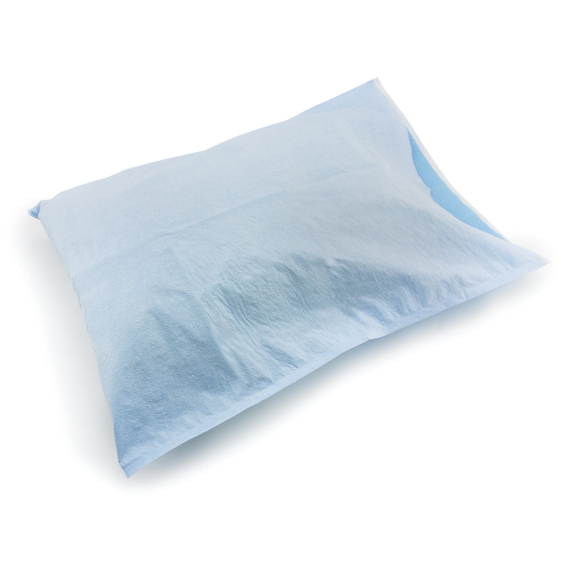 Pillowcase McKesson Standard Blue Disposable, Packaging Type- Case