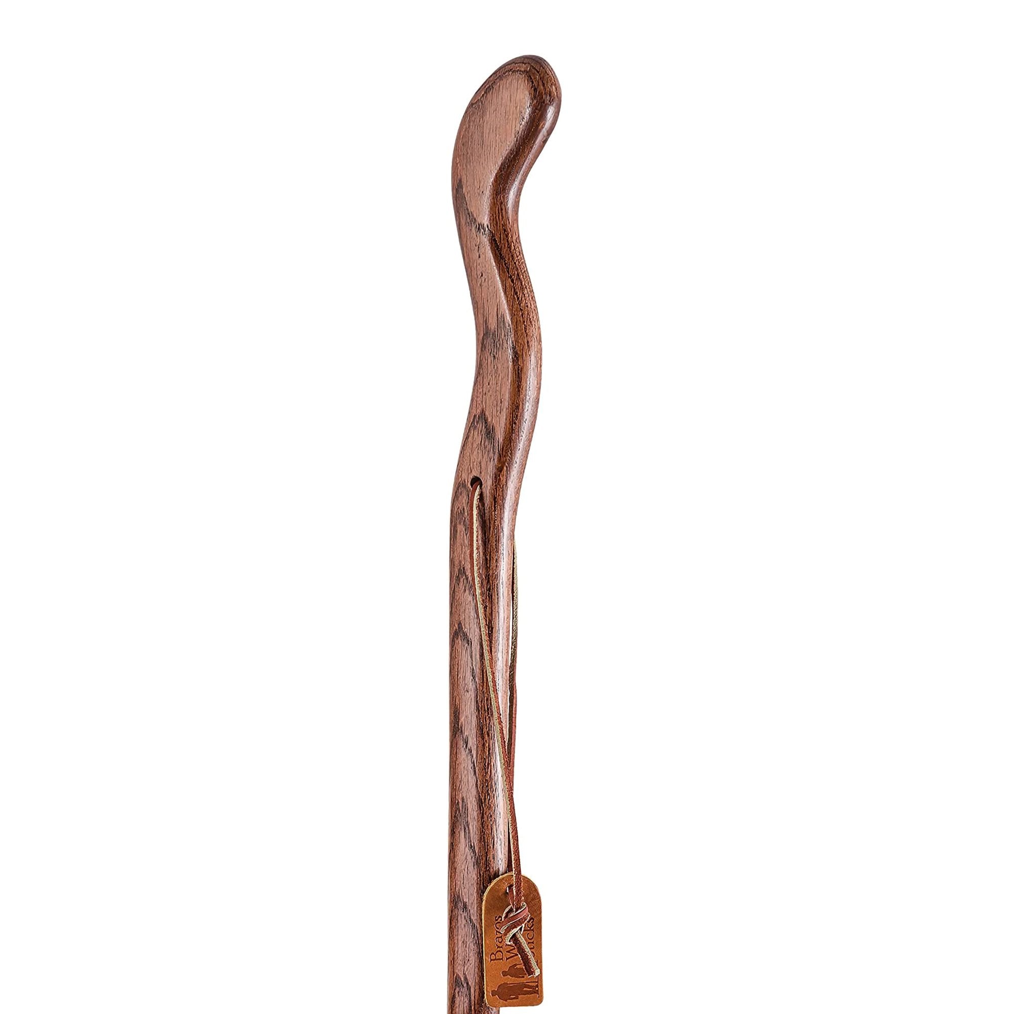 Walking Stick Brazos Twisted Fitness Walker Wood 48 Inch Height Red