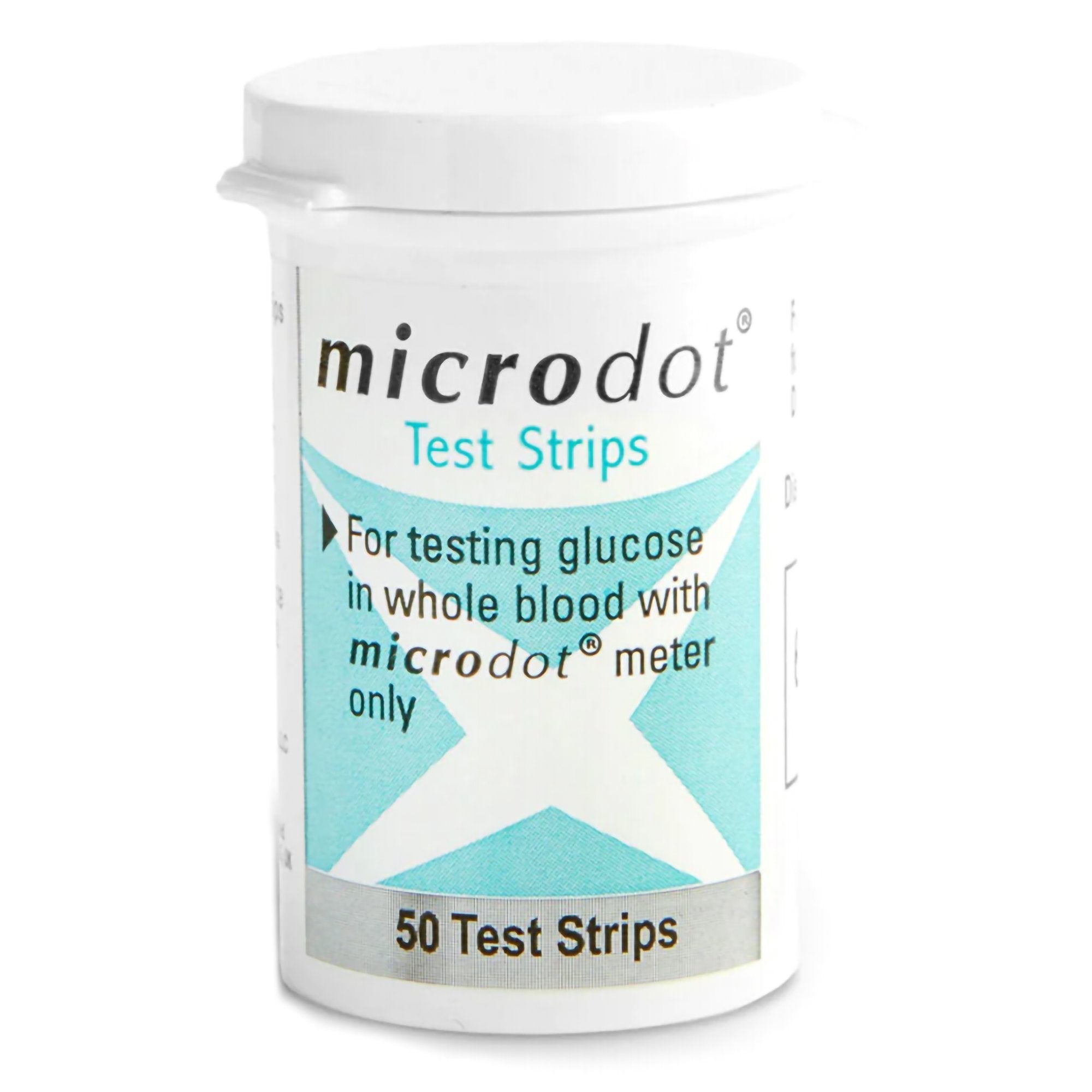 Blood Glucose Test Strips Microdot 50 Strips per Pack, Packaging Type- Box