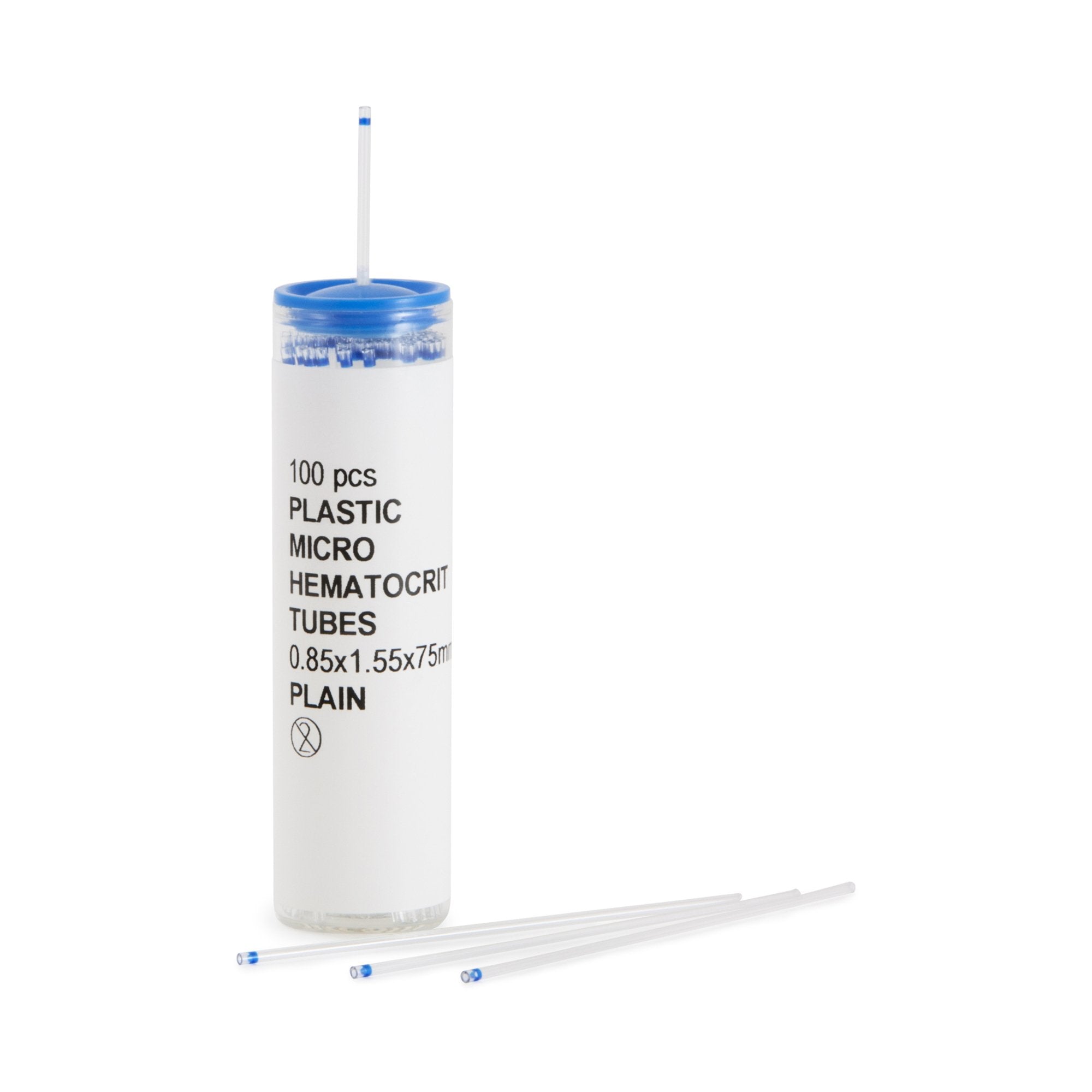 McKesson Capillary Blood Collection Tube Plain 40 µL Without Closure Plastic Tube, Packaging Type- Each