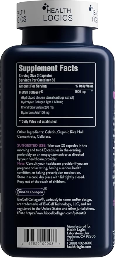 health logics biocell collagen 120 capsules
