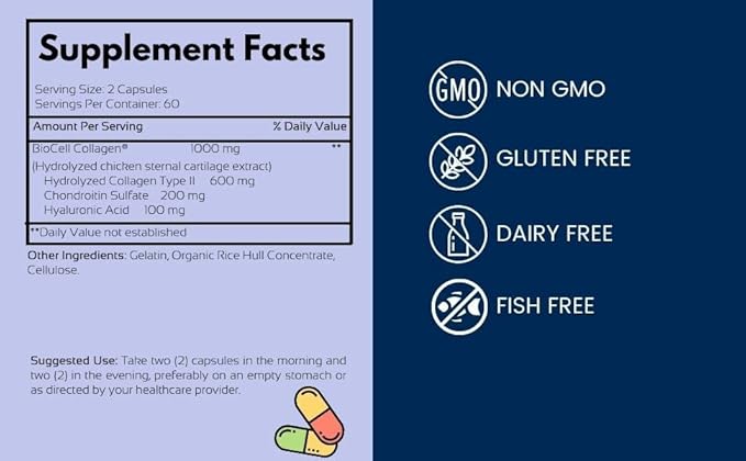 health logics biocell collagen 120 capsules