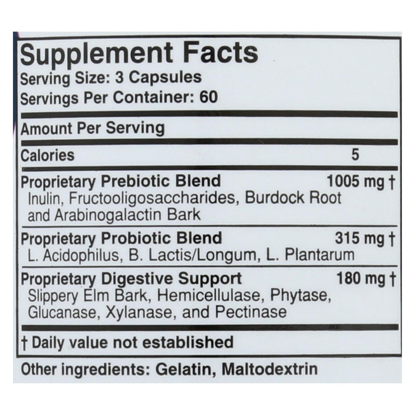 health plus prebiotic formula colon cleanse max 180 capsules