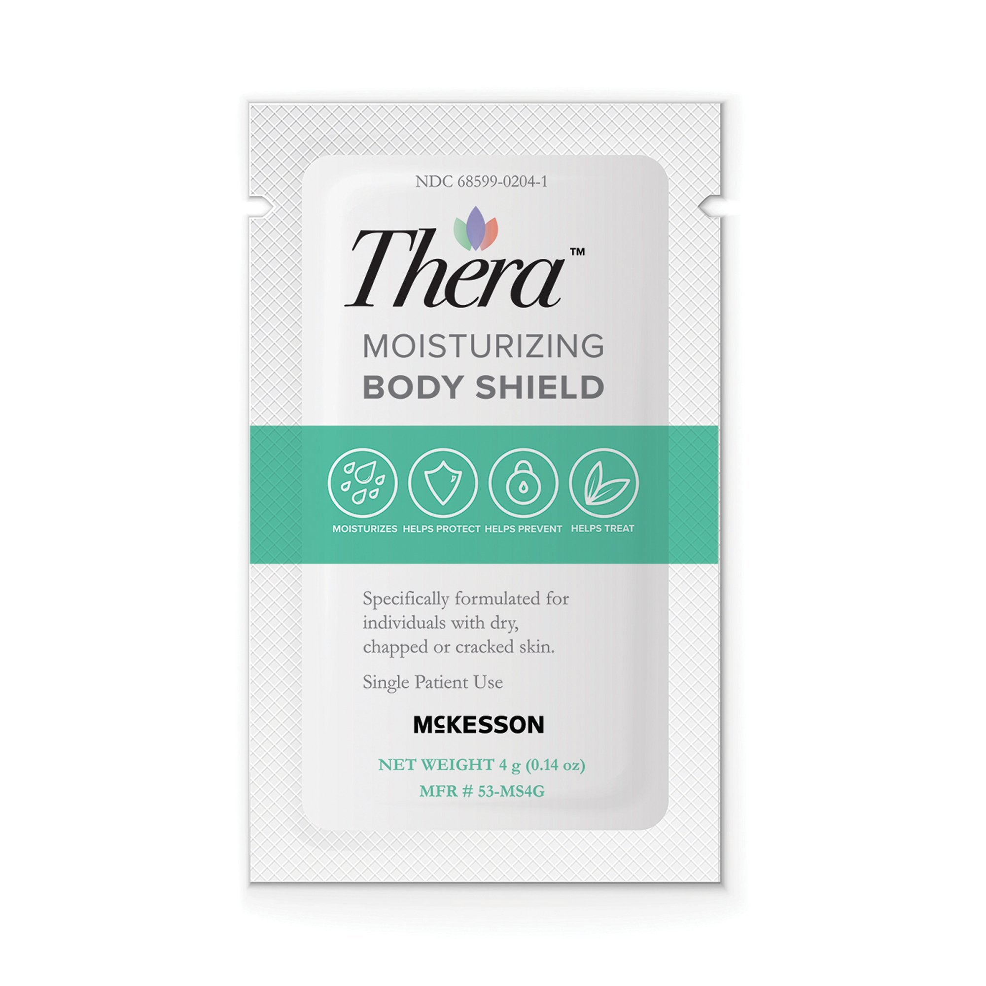 Skin Protectant Thera Moisturizing Body Shield 4 Gram Individual Packet Scented Cream, Packaging Type- Case