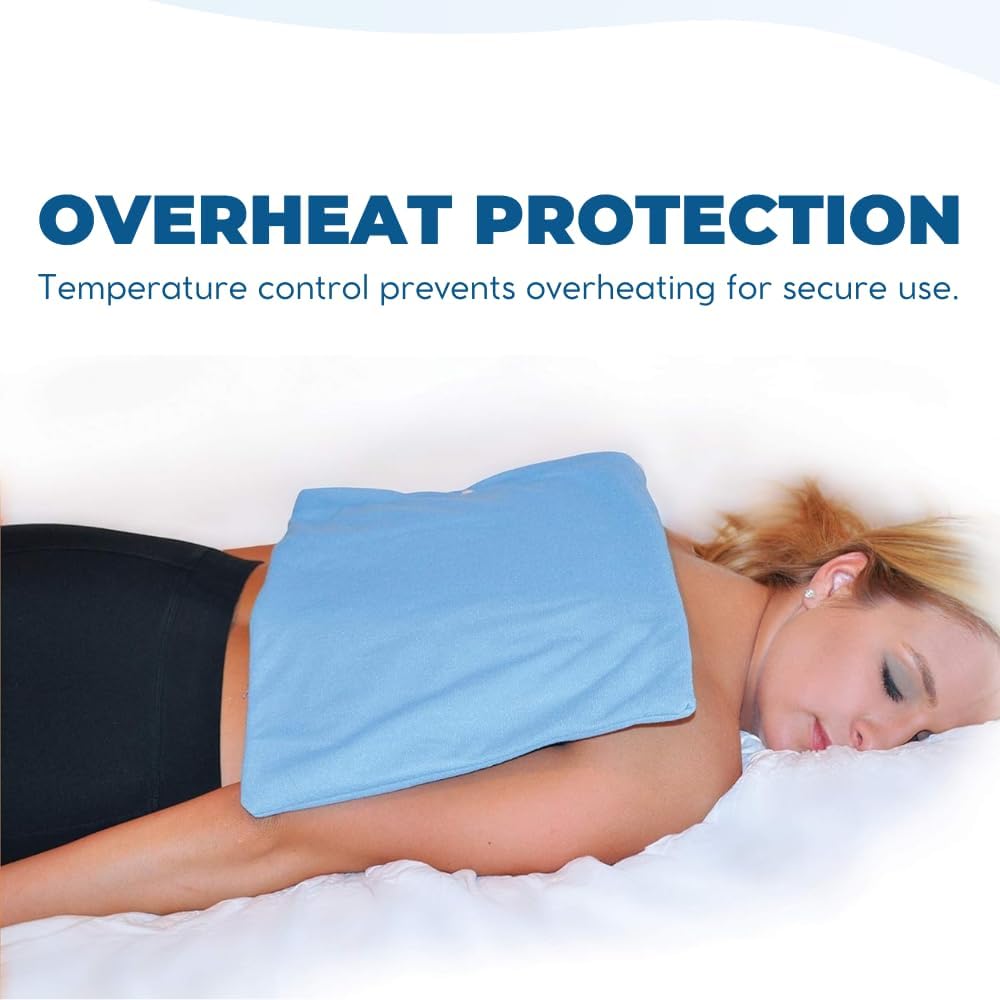 heating pad 12 x15 moist dry 4 position switch auto off