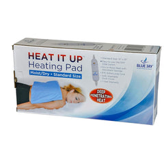 heating pad 12 x15 moist dry on off switch