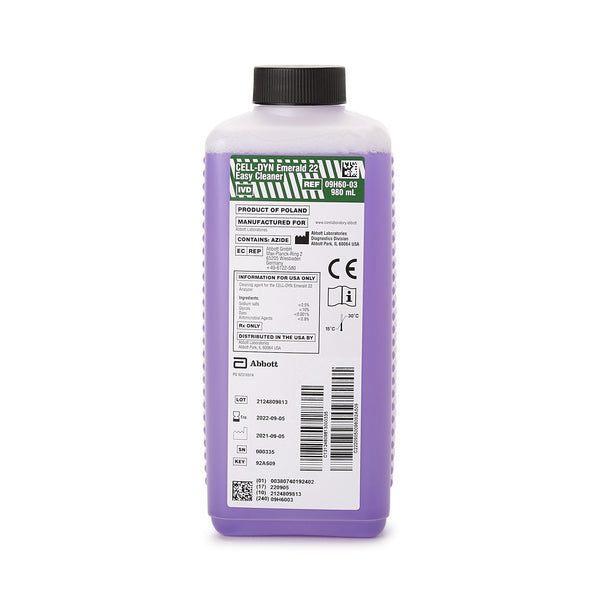 Hematology System Reagent Cell Dyn Easy Cleaner For Cell Dyn Emerald 22 Hematology Analyzer