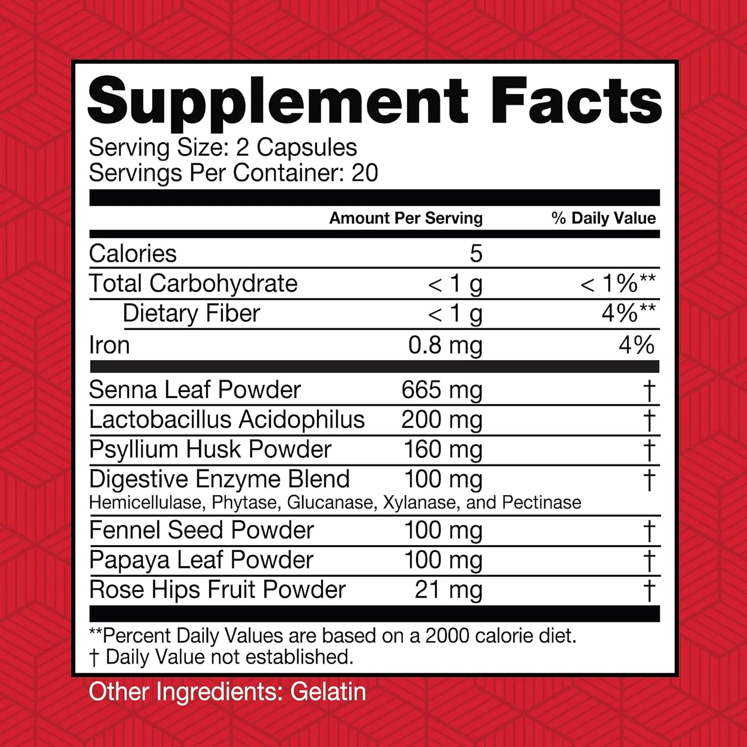 Herbal Detox+ (10 Day Cleanse), 40 Capsules, 20 Servings