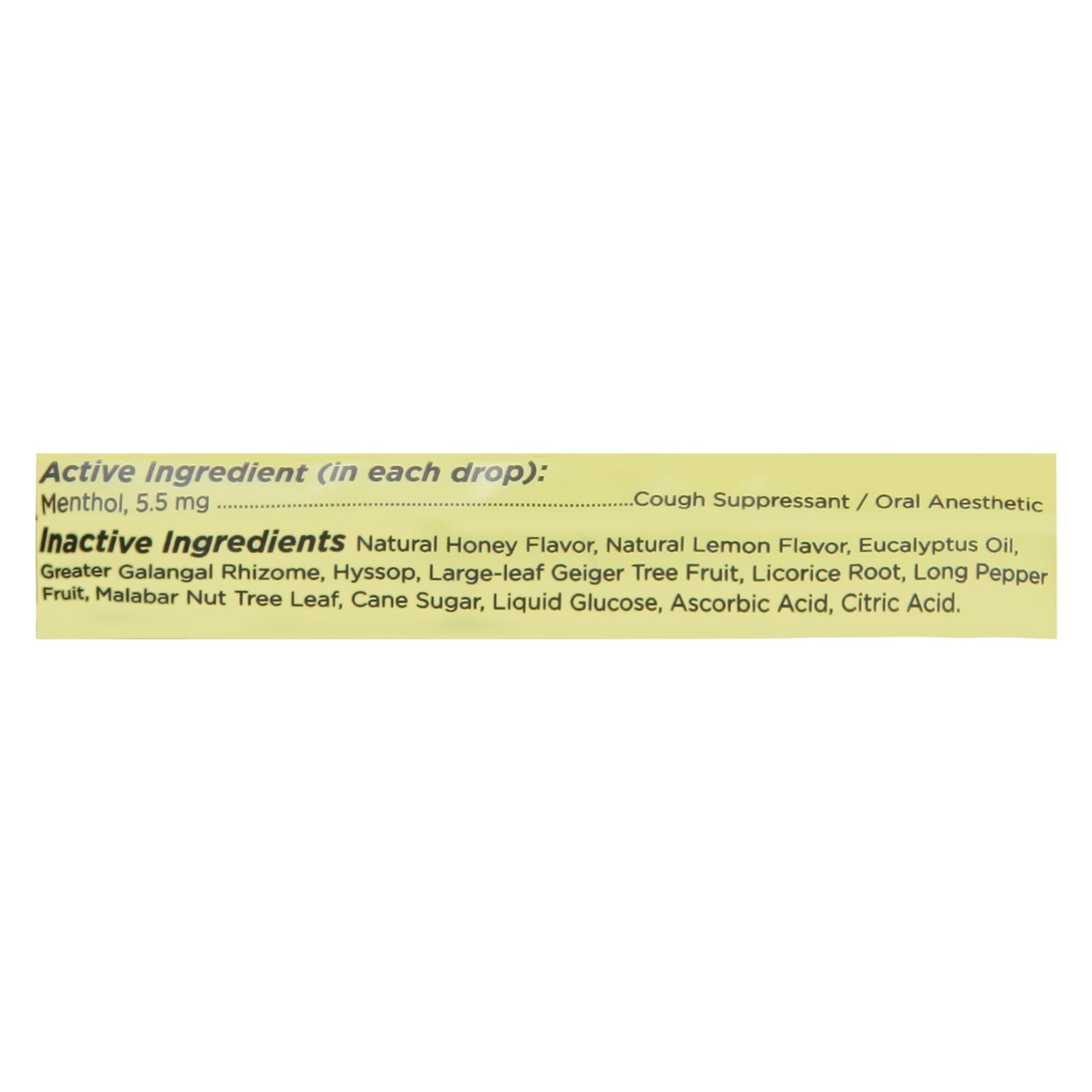 herbion naturals cough drops honey 1 each 25 ct