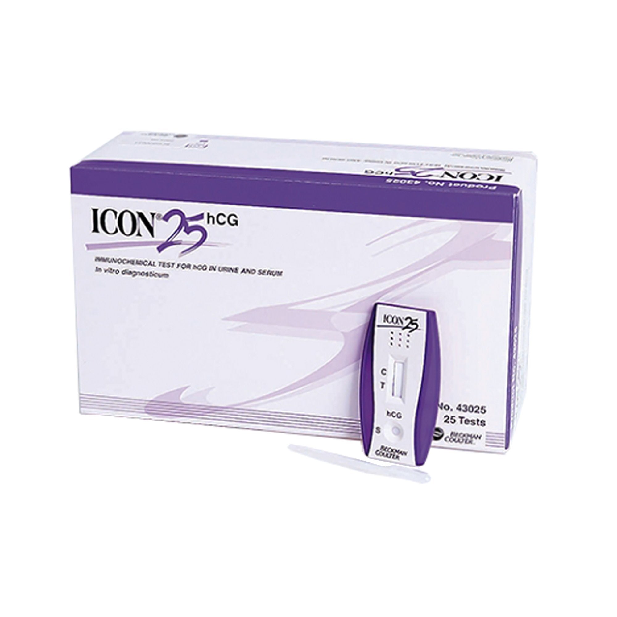 Reproductive Health Test Kit Icon® 25 hCG hCG Pregnancy Test 25 Tests CLIA Waived Sample Dependent