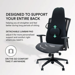 highback backrest support obusforme black boxed