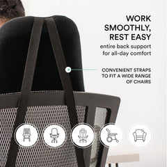 highback backrest support obusforme black boxed