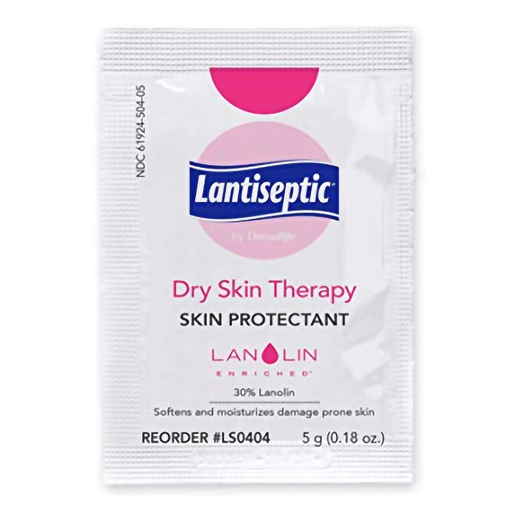 Skin Protectant Lantiseptic Dry Skin Therapy 5 Gram Individual Packet Lanolin Scent Cream