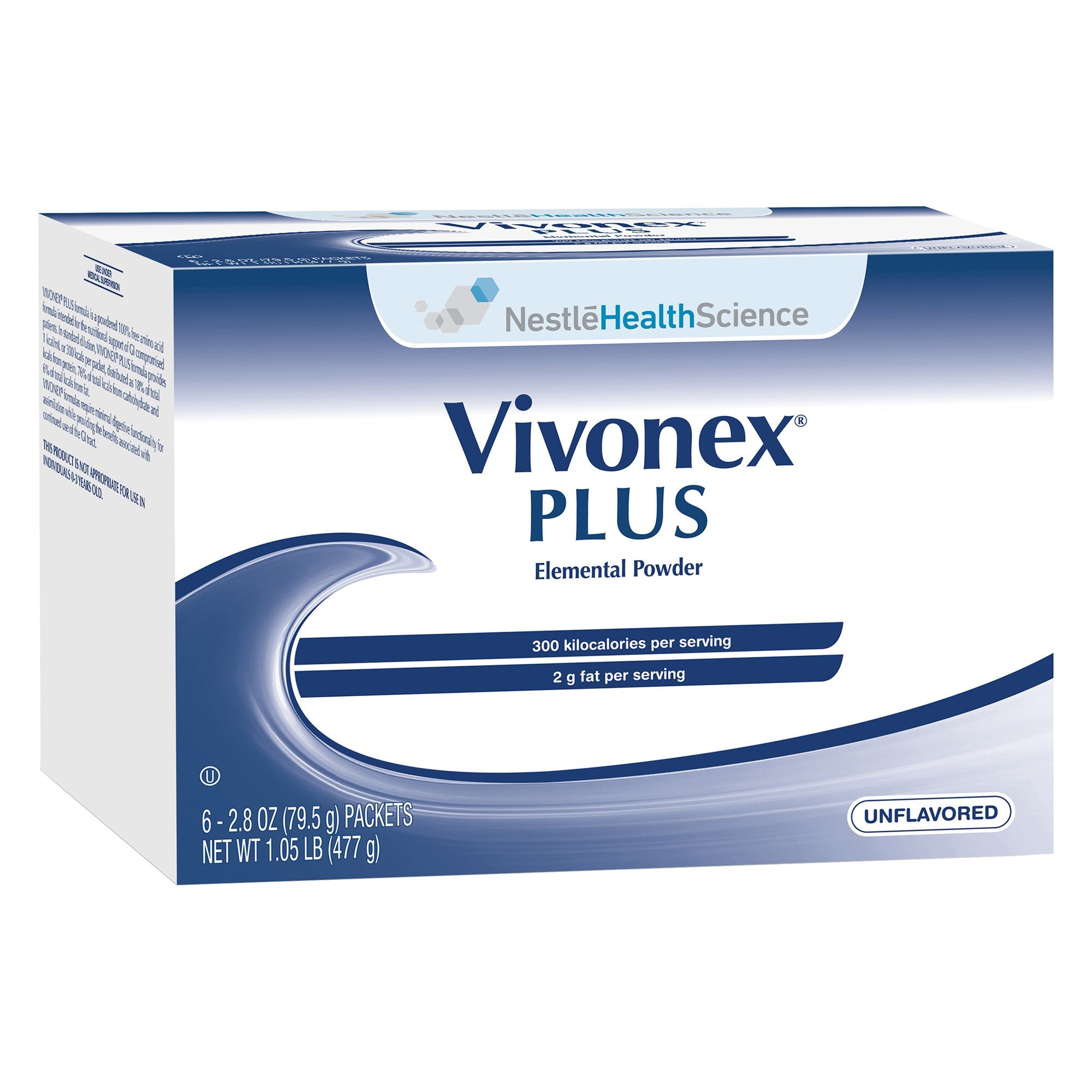 Oral Supplement Vivonex® Plus Unflavored Powder 2.8 oz. Individual Packet