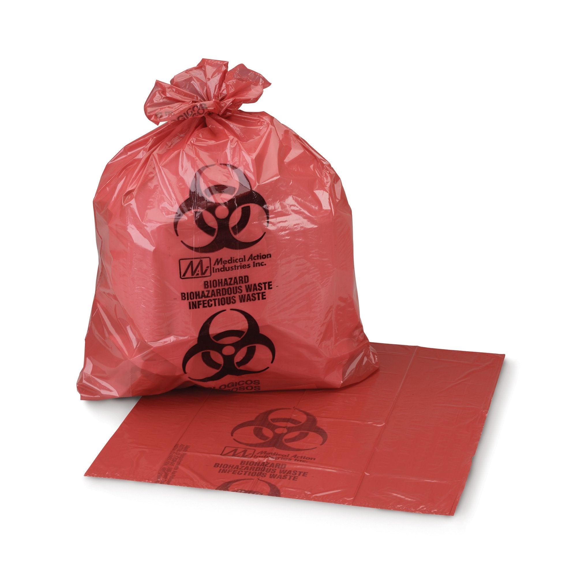 Infectious Waste Bag McKesson 20 to 25 gal. Red Bag 28 X 31 Inch, Packaging Type- Case