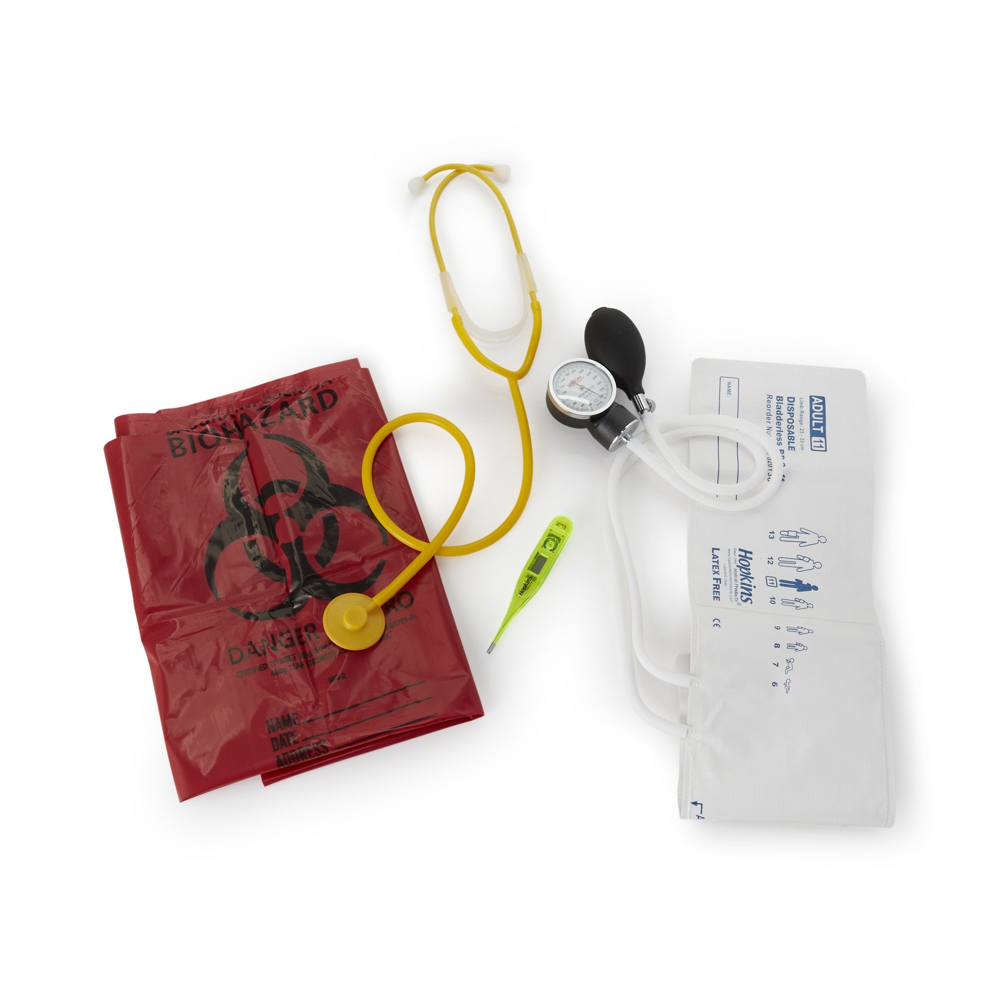 hopkins mrsa kit large hopkins single patient use mrsa kit with thermometer mk786776ea
