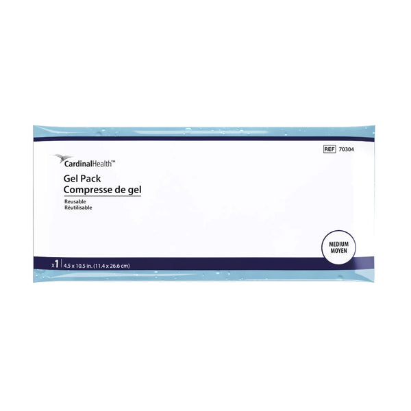 Hot / Cold Pack Cardinal Health General Purpose Medium 4 1/2 X 10 1/2 Inch Plastic / Gel Reusable