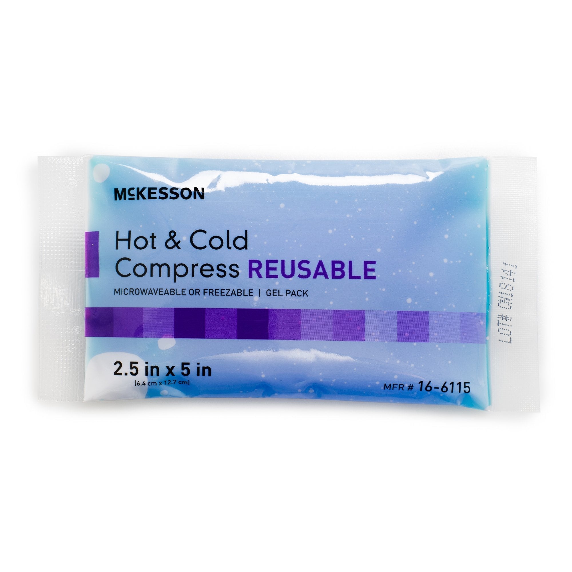 Hot / Cold Pack McKesson General Purpose X Small 2 1/2 X 5 Inch Gel Reusable