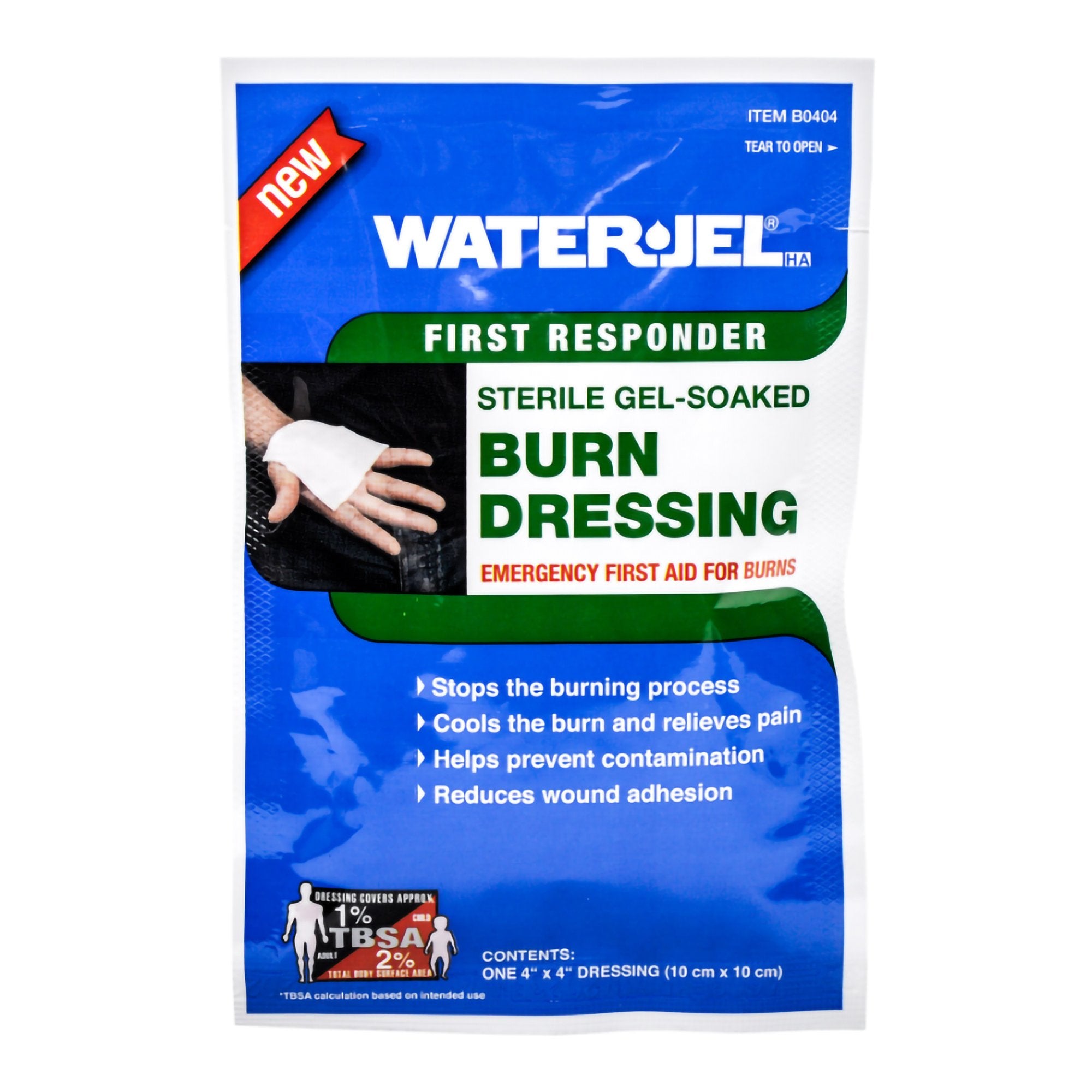 Hydrogel Burn Dressing Burn Stop® Sheet 4 X 4 Inch Sheet Sterile