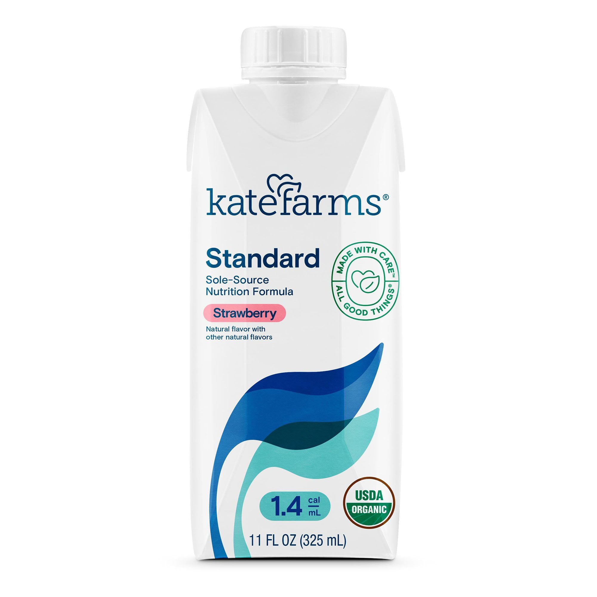 Oral Supplement Kate Farms Standard 1.4 Strawberry Flavor Liquid 11 oz. Carton