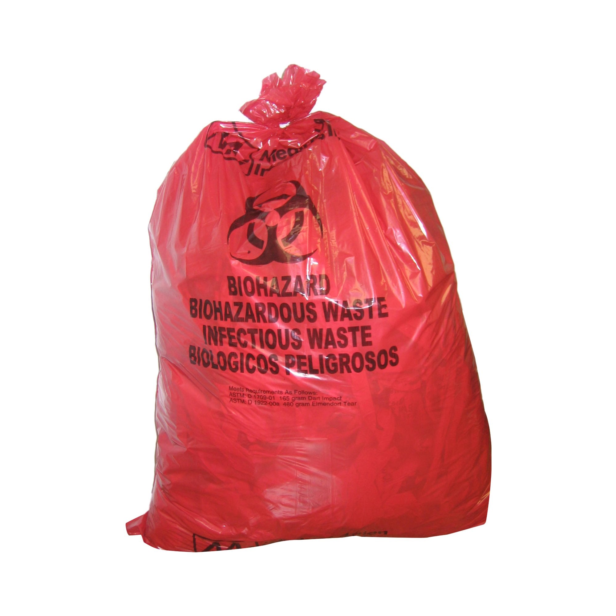 Infectious Waste Bag McKesson 30 gal. Red Bag Polyethylene 30 X 36 Inch, Packaging Type- Case