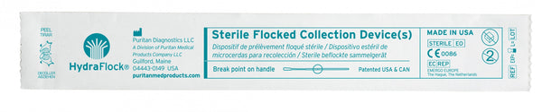 HydraFlock Specimen Collection Swab 6 Inch Length Sterile